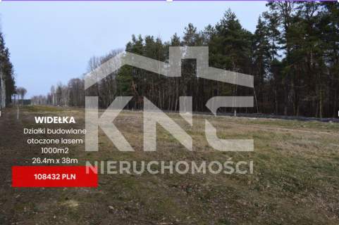 Działki 10a pod zabudowę pod lasem- Widełka