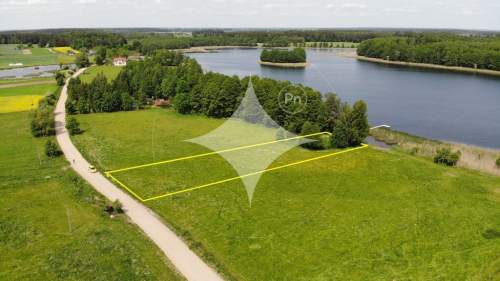 Działka rolna linia brzegowa Jez. Krzywe Mazury