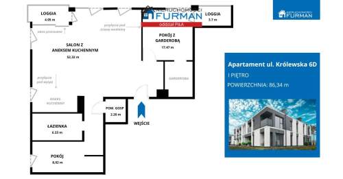 Apartament premium Królewska Piła, Koszyce