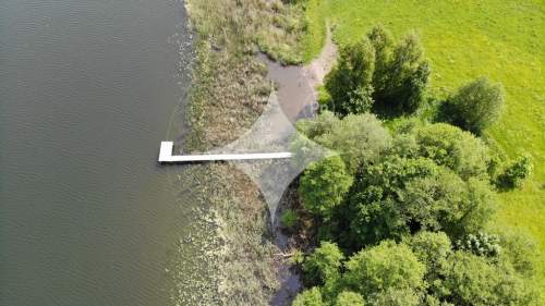 Działka rolna linia brzegowa Jez. Krzywe Mazury