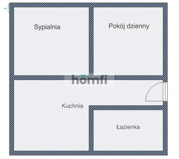 2-pokojowe mieszkanie przy ul. Konopnickiej 8B