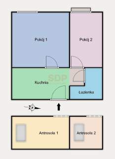 60 m2 z antresolami w cenie 42 m2 Super lokalizacja