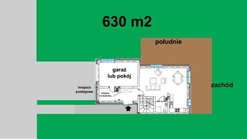 BEZ PROWIZJI - 4 pokoje, 2 garderoby, garaż, 2 łaz