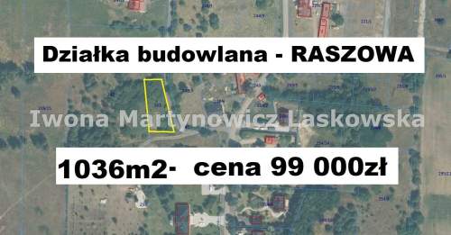 Działka budowlana Raszowa koło Lubina
