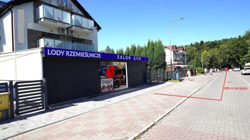 Lokal usługowy Grzybowo główny deptak do morza 200 m