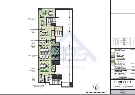 Biuro do wynajęcia Mokotów 330-380m2