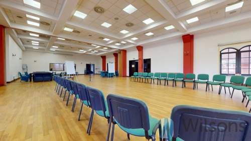 Duża sala eventowa i druga mniejsza