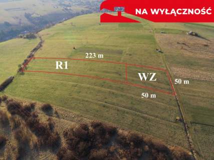 Działka w Grywałdzie 1,1003 ha warunki zabudowy