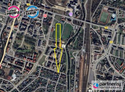 Działka z domem 1147m Pruszcz Gdański
