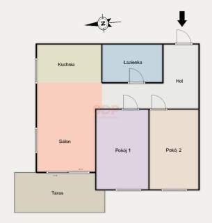 Przestronne 3 pokoje na Retkini Garaż x2 Balkon