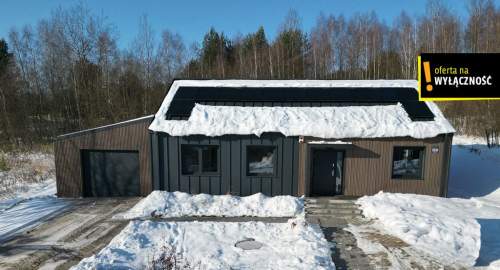 Nowoczesny dom z fotowoltaiką i rekuperacją 106 m2