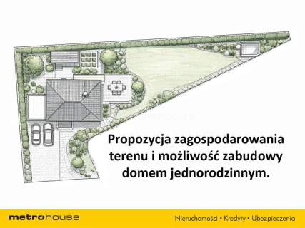 Działka budowlana w pięknym miejscu 1310 m2.