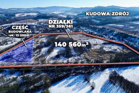 Wyjątkowy teren inwestycyjny 140.560 m 