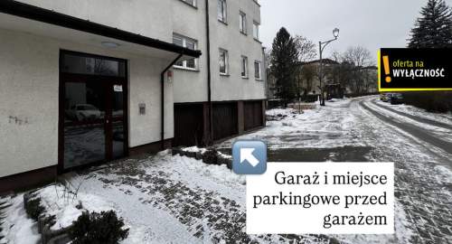 Wysoki parter / garaż / 3 pokoje