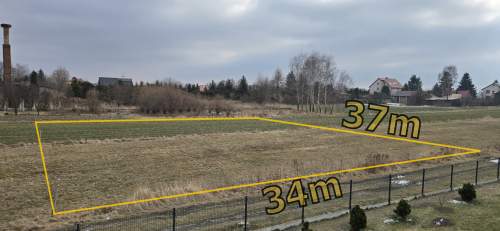 Działka 1249m2 34x37m ul.Majdan, Zamość - budowlana MNR