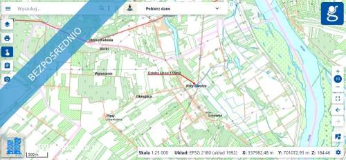Działka budowlana z warunkami zabudowy 1330m Linów 1830/1