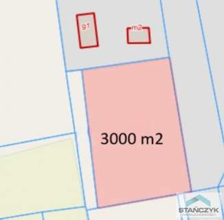 Działka z budynkami 1900 m2   Pas Nadmorski