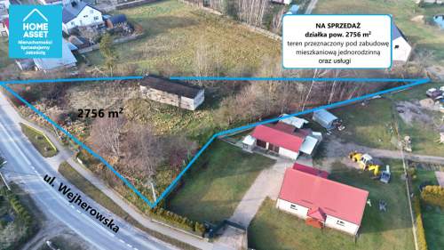 Działka 2756 m - idealna pod dom lub inwestycję