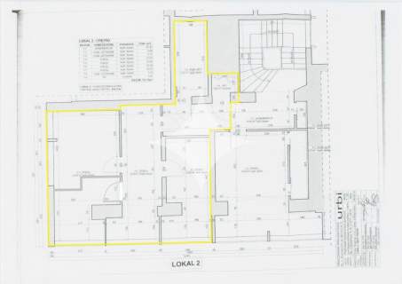 Lokal biurowy w centrum 72m2 Ip.