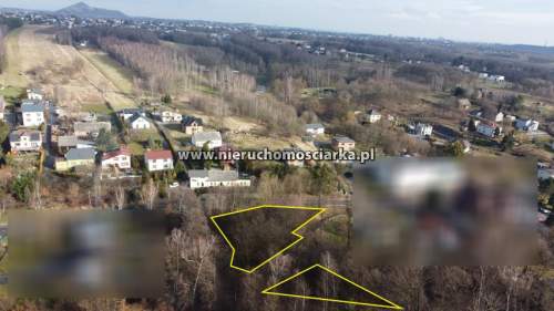 Działka budowlano-zielona, las, strumyk Chrobrego