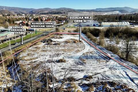 Inwestycyjna działka przy granicy PL CZ