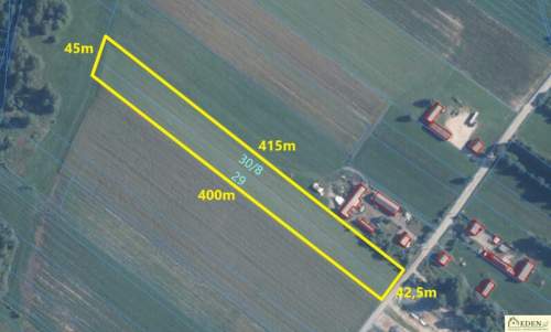 Działka bud.-rolna 1,68 ha o dużym potencjale, Karwów, gm. Tr