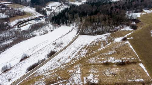 Działka widokowa Zborowice - gm. Ciężkowice