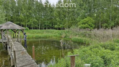 Malownicza działka 8324m ze stawem otoczona lasem