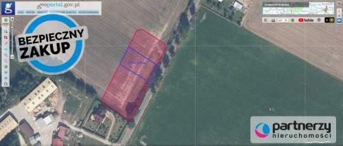 Działka pod Twój dom, kilka km od Gdańska 