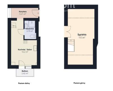 Apartament w Mielnie, 2 poziomy, 200m od Morza