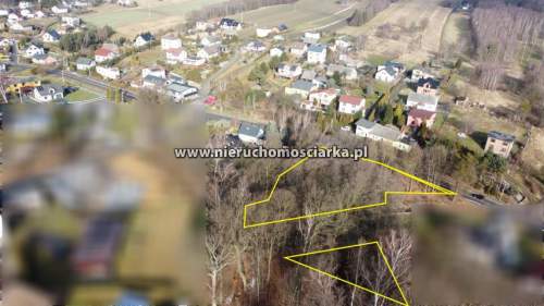 Działka budowlano-zielona, las, strumyk Chrobrego