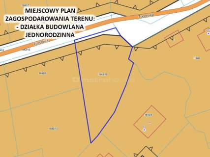 Działka budowlana w Jasienicy 1124 m2