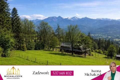Działka z widokiem na giewont