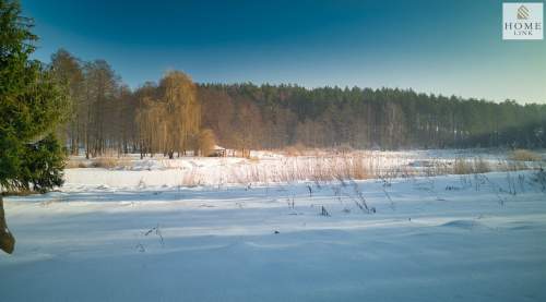 Olsztyn, dom z bala z linią brzegową