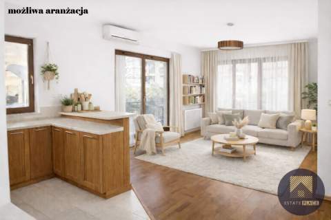 2 pokoje z ogrodem 180 m2, garaż, Wilanów