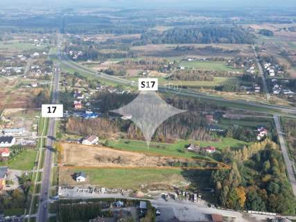 Działka komercyjna przy krajowej 17 i S17