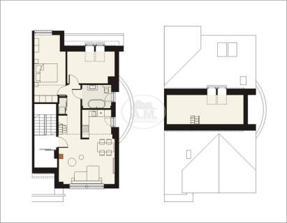 Mieszkanie willowe 2025 Antresola Balkon