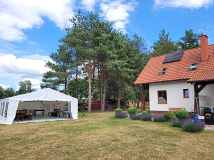Gotowy biznes 1,5ha staw 2 domki 35m2 dom