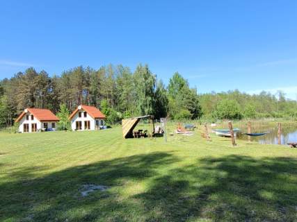 Gotowy biznes 1,5ha staw 2 domki 35m2 dom
