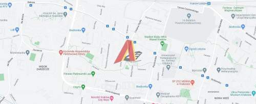 Lokal na wysokim parterze, widoczny z ulicy .