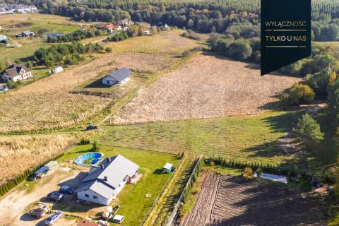 Działka budowlana 1434m2 przy lesie Trąbki Małe