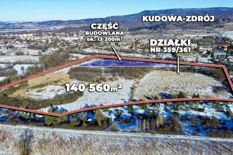 Wyjątkowy teren inwestycyjny 140.560 m 