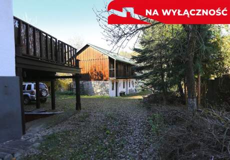 Dom w Trybszu, dwa budynki, możliwość zamiany