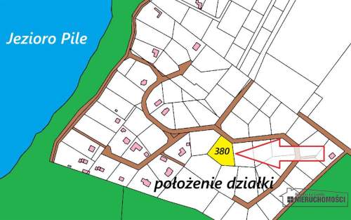 Silnowo - działka rekreacyjna ok 300 m od Jeziora