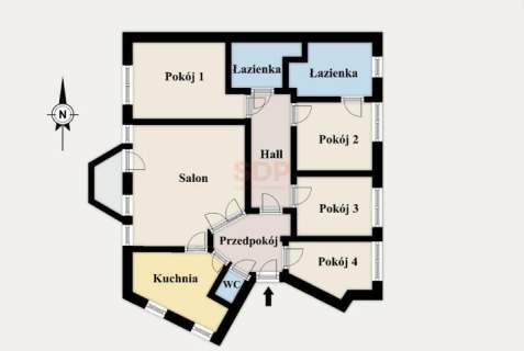 Apartament 123m2 W centrum Ostatnie piętro