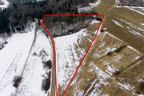 Działka widokowa Zborowice - gm. Ciężkowice