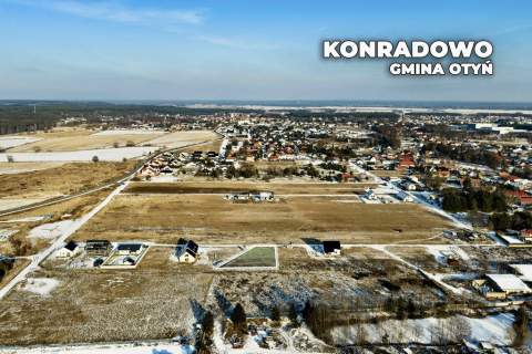 Działka budowlana z MPZP w Konradowie k. Otynia