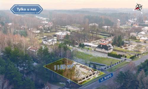 Grabówka, Częstochowa   działka 1150 m pod dom