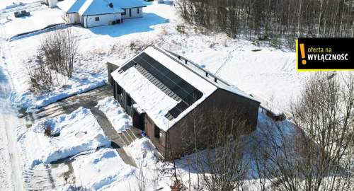 Nowoczesny dom z fotowoltaiką i rekuperacją 106 m2