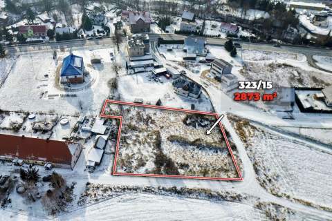 Działka budowlana 2.873 m , z mediami i dojazdem